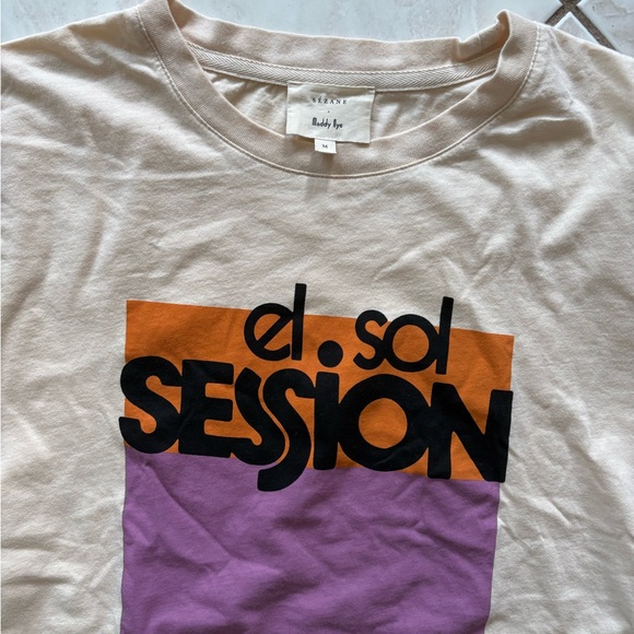 Sézane X Maddy El Sol Session Graphic Print T-Shirt - Picture 5 of 6